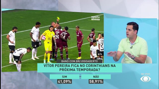 Debate Jogo Aberto: Cássio deveria ter sido expulso contra o Fluminense? Comentaristas discordam 27/10/2022 15:07:26