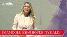 Dilek İmamoğlu'ndan sonra sahneye çıkan Ekrem İmamoğlu, eşini böyle tiye aldı: 