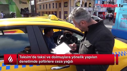 Taksim Meydanı’nda sivil trafik ekipleri tarafından denetim yapıldı