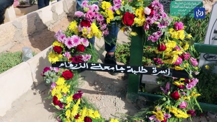 بالورد والدموع.. تشييع جثامين حادثة انقلاب حافلة الطلاب