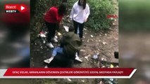 Genç kızlar, akranlarını döverken çektikleri görüntüyü sosyal medyada paylaştı 