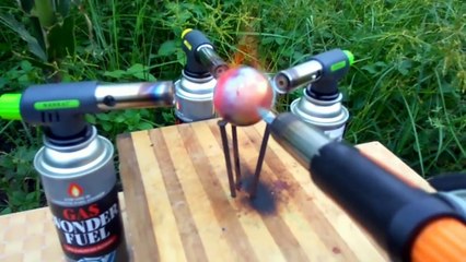 TELUR VS Bola Besi Panas.. MASAK_  #experiment