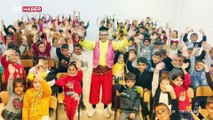 Seyyar mutluluk elçisi: Köy köy dolaşıp çocukları tiyatroyla tanıştırıyor