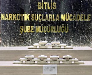 BİTLİS'TE 12 KİLO METAMFETAMİN ELE GEÇİRİLDİ; 4 GÖZALTI