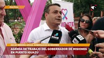 Agenda de trabajo del Gobernador de Misiones en Puerto Iguazú