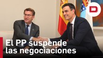 El PP suspende las conversaciones sobre el CGPJ con el PSOE por la rebaja del delito de sedición