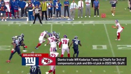 Kadarius Toney Traded to Kansas City!