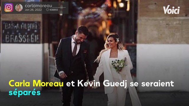 VOICI - Carla Moreau séparée : elle annonce sa rupture avec Kevin Guedj, les internautes réagissent