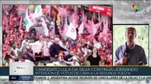 Lula da Silva continúa liderando intención de voto por presidencia de Brasil