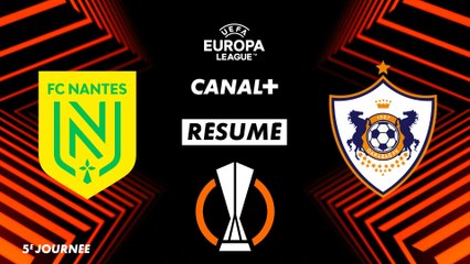 Le résumé de Nantes / Qarabag - UEFA Europa League (5e journée)