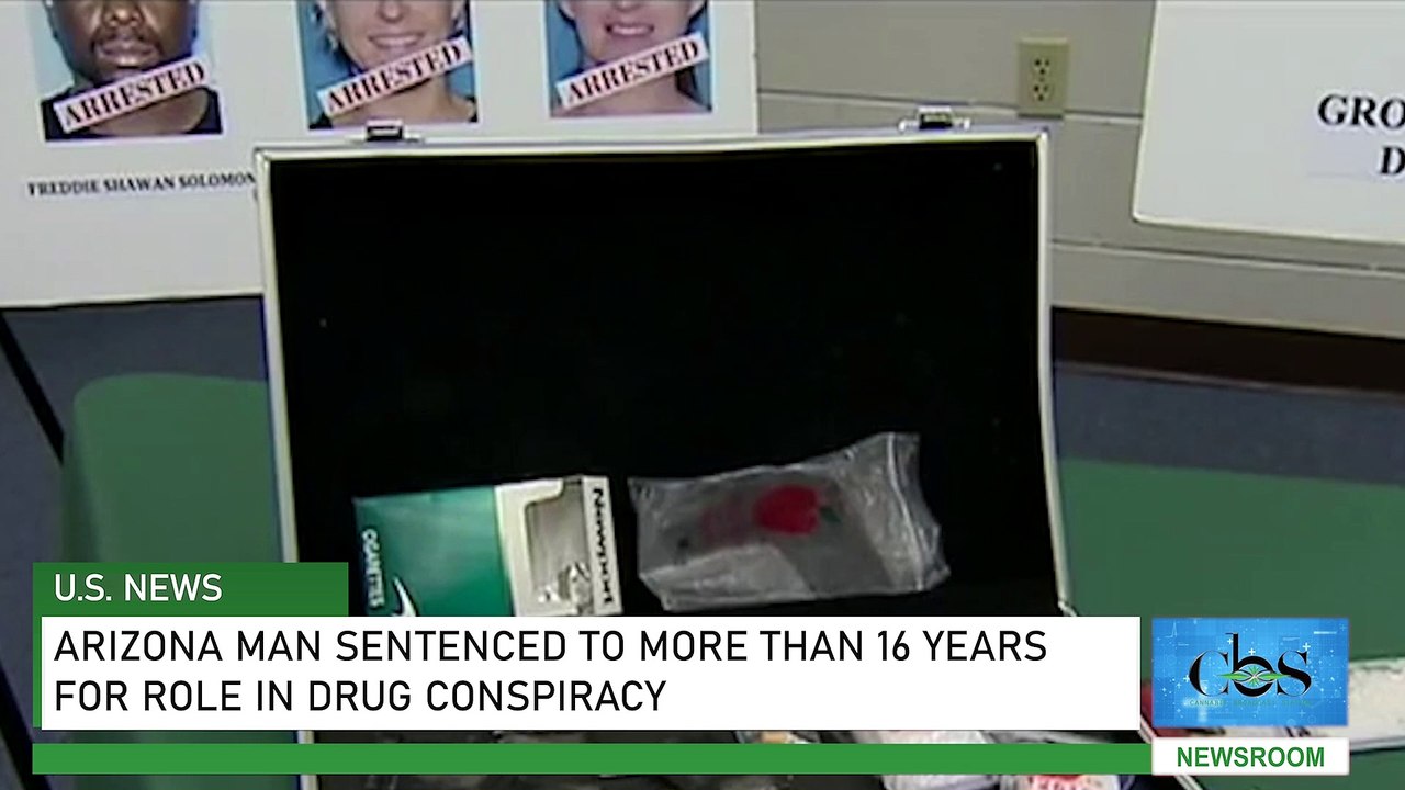 Arizona Man Sentenced to More Than 16 Years for Role in Drug Conspiracy