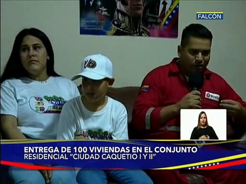 Falcón | GMVV entrega 100 viviendas dignas el urbanismo Ciudad Caquetio I y II en Carirubana