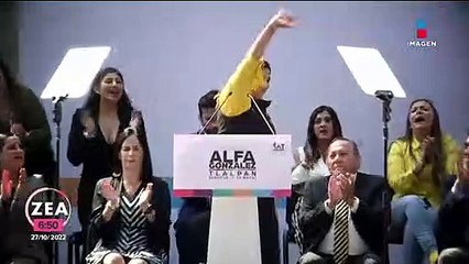 Alfa González presenta su primer informe de gobierno
