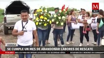 Suspenden labores de tajo en mina 'El Pinabete', acusan familiares de víctimas