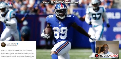 Breaking news: Kadarius Toney traded to the Chiefs