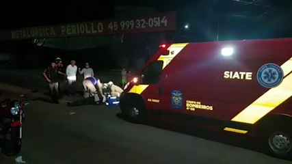 Médico do Siate é acionado para atender homem após acidente de trânsito