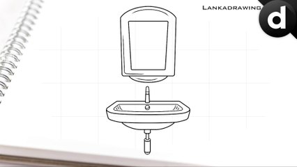 learn to draw simple sink objects