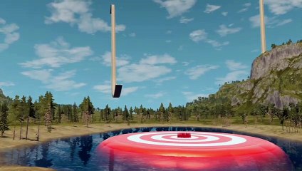 Cars jump on rumpd beamNG drive video