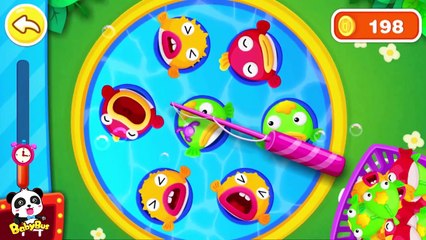 Outdoor Playground for kids Amusement park  Baby Pandas Carnival  BabyBus Game