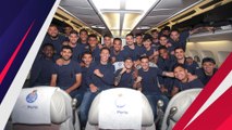 Detik-Detik Momen Tim FC Porto Rayakan Kelolosan Timnya di Liga Champions dari Atas Pesawat