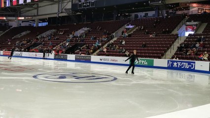Stephen Gogolev October 27 FS practice 2022 Skate Canada International