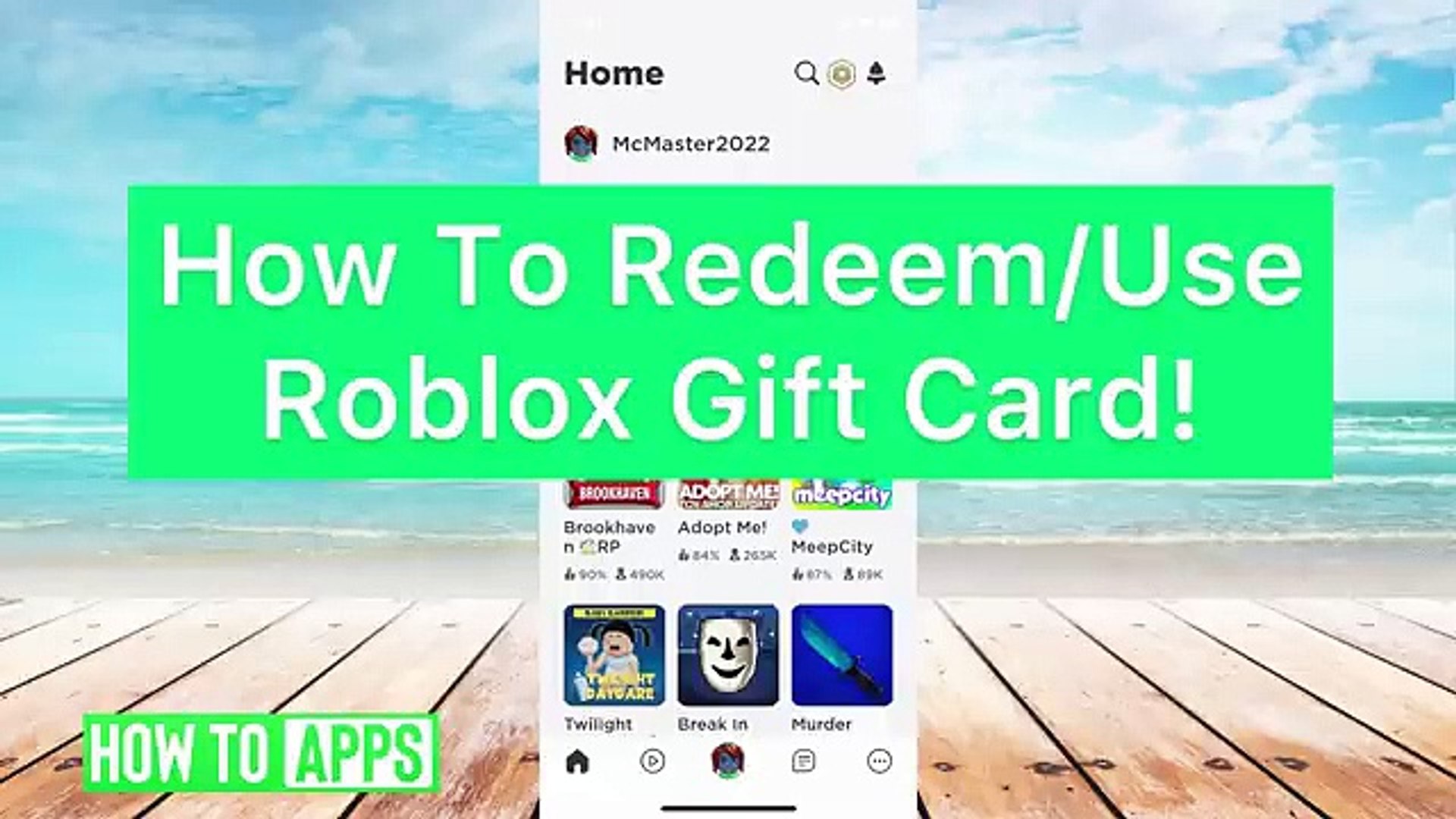 How To Redeem Use Your Roblox Gift Card - video Dailymotion