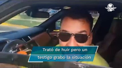 Tras provocar accidente vehicular en Jalisco, conductor trata de atropellar a mujer