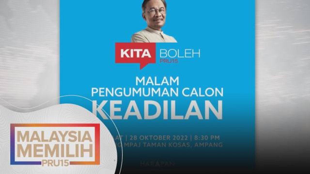 PRU15 | PKR umum calon 8.30 malam ini