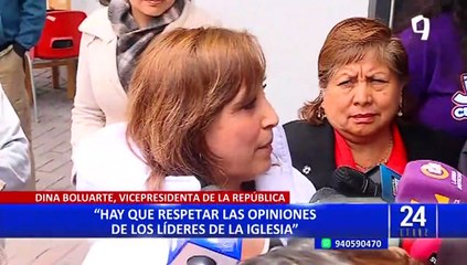 Dina Boluarte: “Hemos estado en evaluación y mi carta de presentación es mi trabajo”