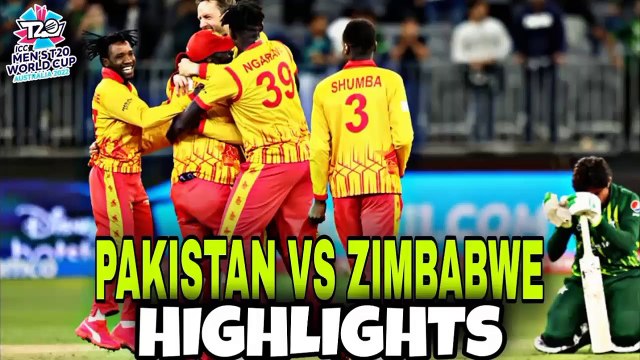 Icc World T20 2022 Match 24 | Pakistan Vs Zimbabwe Full Highlights | PAK VS ZIM