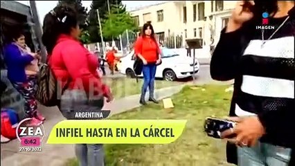 Hombre es infiel hasta en la cárcel