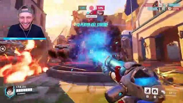 SSUNDEE Using Cheats VS My Friends in Overwatch 2