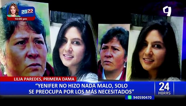 Lilia Paredes: “Yenifer no ha hecho nada, siempre se ha preocupado por los más necesitados”