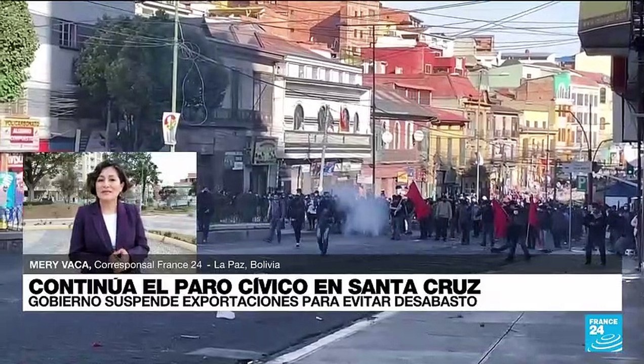 Informe desde La Paz: Gobierno suspende exportaciones para evitar desabasto durante paro cívico