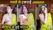 Janhvi Kapoor Injures Her Head By A Plant! Says In Irritation, 'Ab Toh Yahi Chhapoge' To Media Paps