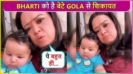 Viral Kid Gola REFUSES To Pose For Camera, Bharti Singh NOT AT ALL Happy Cute Video