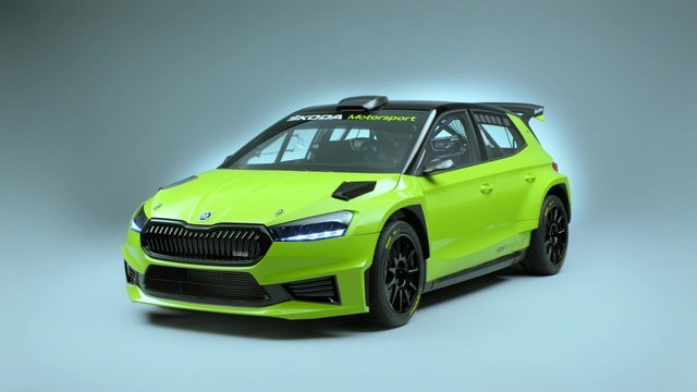 ŠKODA FABIA RS RALLY2 Design Preview in Studio