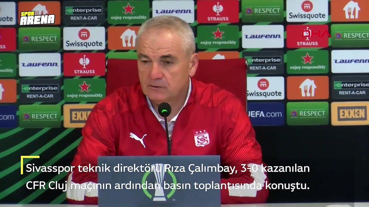 Rıza Çalımbay: 'Takımımla gurur duyuyorum'