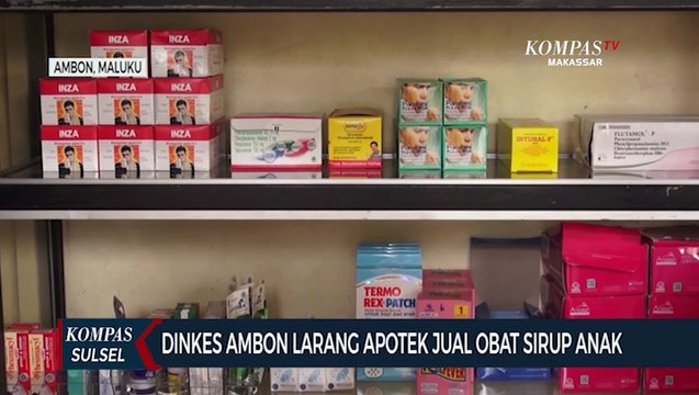 Dinkes Ambon Larang Penjualan Obat Sirup Di Seluruh Apotek