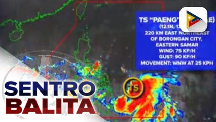 Bagyong #PaengPH, bahagyang bumilis