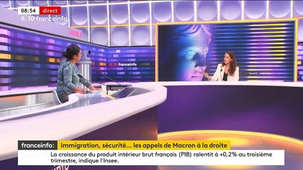 Pour la députée LFI Clémence Guetté, Emmanuel Macron se met "dans la roue de l'extrême droite" sur les questions d'immigration et de sécurité