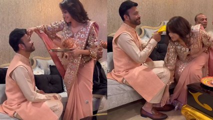 Ankita Lokhande Gudi Padwa Bhai Dooj Celebration Husband के पैर छूते हुए Video Viral |*Entertainment