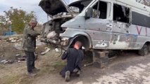 Ukrayna'nın yeniden kontrolüne geçen Archangelske köyü savaşın izlerini taşıyor