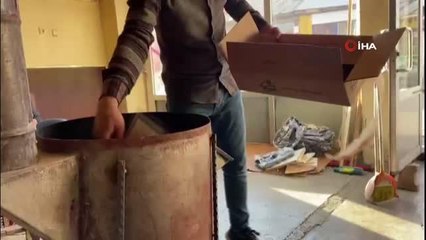 Yılın 6 ayını kar altında geçiren Karlıova'da, sobalar tütmeye başladı