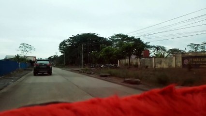 Tenggarong kota saat hujan