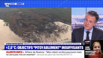 Christophe Béchu, sur les incendies de cet été: "Tous ces épisodes dramatiques montrent le coût de  l'inaction"