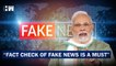 PM Modi Bats For 'Fact Check' Of Fake News