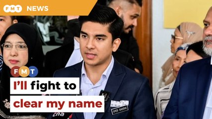 I’m looking forward to clearing my name, says Syed Saddiq