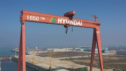 현대중공업 군산조선소 5년 만에 재가동...블록 생산 준비 / YTN