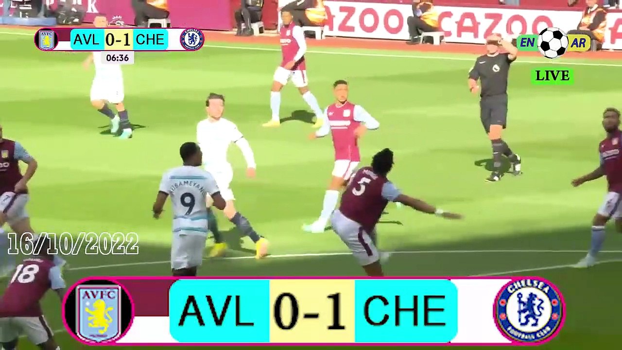 Aston Villa 0v2 Chelsea / تشيلسي  2- 0 أستون فيلا  / English Premier League 2022 / 2023  الدوري الإنجليزي الممتاز  16/10/2022 UK 10/16/2022 US